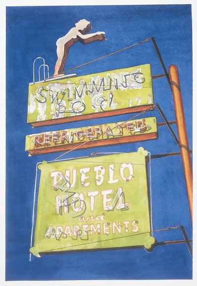 Pueblo Hotel, 2001 by Lucy Masterman